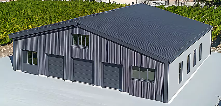 Corrugated Garage Roof Repair in Redmond