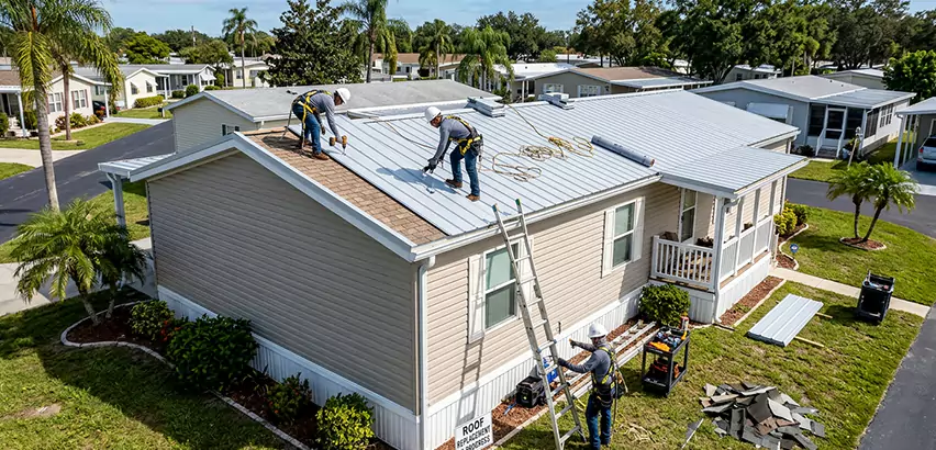 Mobile Home Metal Roof Replacement in Redmond